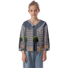 Exterior Building Pattern Kids  Sailor Shirt