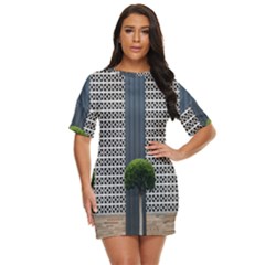 Exterior Building Pattern Just Threw It On Dress by artworkshop