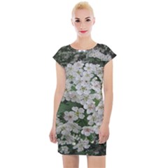 Exterior Building Pattern Cap Sleeve Bodycon Dress by artworkshop