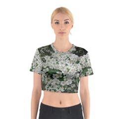 Exterior Building Pattern Cotton Crop Top by artworkshop