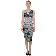 Exterior Building Pattern Sleeveless Pencil Dress by artworkshop