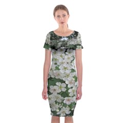 Exterior Building Pattern Classic Short Sleeve Midi Dress by artworkshop