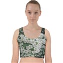 Exterior building pattern Velvet Racer Back Crop Top View1