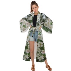 Exterior Building Pattern Maxi Kimono by artworkshop