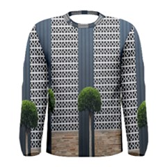 Exterior-building-pattern Men s Long Sleeve Tee