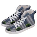 Exterior-building-pattern Women s Hi-Top Skate Sneakers View2