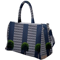 Exterior-building-pattern Duffel Travel Bag by artworkshop