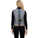 Exterior-building-pattern Women s Short Button Up Puffer Vest View2