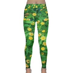 Flower Plant Spring Classic Yoga Leggings by artworkshop