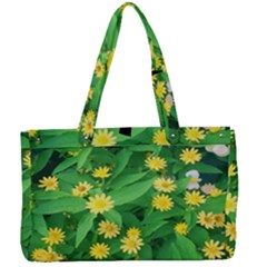 Flower Plant Spring Canvas Work Bag by artworkshop