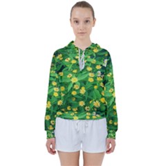 Flower Plant Spring Women s Tie Up Sweat by artworkshop