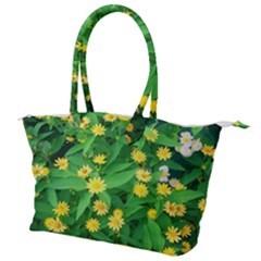 Flower Plant Spring Canvas Shoulder Bag by artworkshop