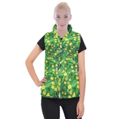 Flower Plant Spring Women s Button Up Vest by artworkshop