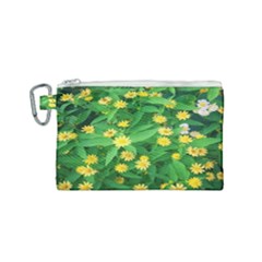 Flower Plant Spring Canvas Cosmetic Bag (small) by artworkshop