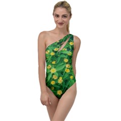 Flower Plant Spring To One Side Swimsuit by artworkshop