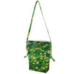 Flower Plant Spring Folding Shoulder Bag by artworkshop