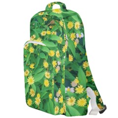 Flower Plant Spring Double Compartment Backpack by artworkshop