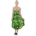 Flower Plant Spring High-Low Halter Chiffon Dress  View2