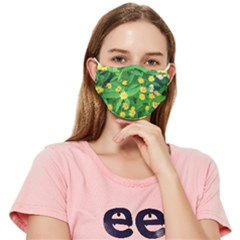 Flower Plant Spring Fitted Cloth Face Mask (adult)