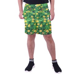 Flower Plant Spring Men s Pocket Shorts by artworkshop