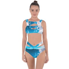 Landscape Sky Clouds Hd Wallpaper Bandaged Up Bikini Set  by artworkshop