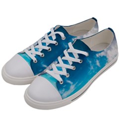 Landscape Sky Clouds Hd Wallpaper Men s Low Top Canvas Sneakers by artworkshop