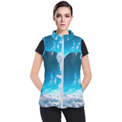 Landscape Sky Clouds Hd Wallpaper Women s Puffer Vest