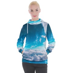 Landscape Sky Clouds Hd Wallpaper Women s Hooded Pullover by artworkshop