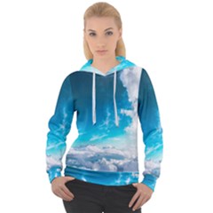 Landscape Sky Clouds Hd Wallpaper Women s Overhead Hoodie by artworkshop