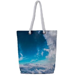 Landscape Sky Clouds Hd Wallpaper Full Print Rope Handle Tote (small) by artworkshop