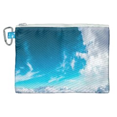 Landscape Sky Clouds Hd Wallpaper Canvas Cosmetic Bag (xl) by artworkshop