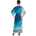 Landscape Sky Clouds Hd Wallpaper V-Neck Boho Style Maxi Dress View2