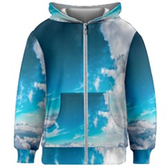 Landscape Sky Clouds Hd Wallpaper Kids  Zipper Hoodie Without Drawstring