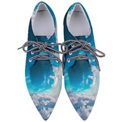 Landscape Sky Clouds Hd Wallpaper Pointed Oxford Shoes by artworkshop