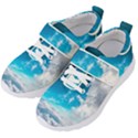 Landscape Sky Clouds Hd Wallpaper Kids  Velcro Strap Shoes View2