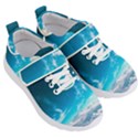 Landscape Sky Clouds Hd Wallpaper Kids  Velcro Strap Shoes View3