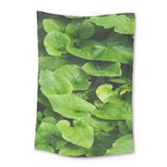 Layered Plant Leaves Iphone Wallpaper Small Tapestry by artworkshop