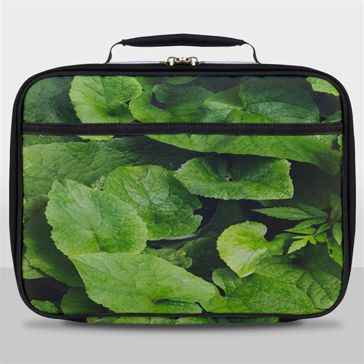 Layered plant leaves iphone wallpaper Full Print Lunch Bag