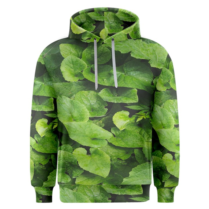 Layered plant leaves iphone wallpaper Men s Overhead Hoodie