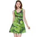 Layered plant leaves iphone wallpaper Inside Out Reversible Sleeveless Dress View3