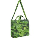 Layered plant leaves iphone wallpaper Square Shoulder Tote Bag View2