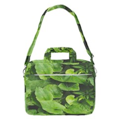 Layered Plant Leaves Iphone Wallpaper Macbook Pro 13  Shoulder Laptop Bag  by artworkshop