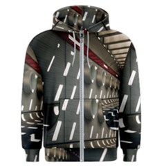 Leading Lines A Holey Walls Men s Zipper Hoodie by artworkshop