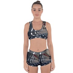 Leading Lines A Holey Walls Racerback Boyleg Bikini Set