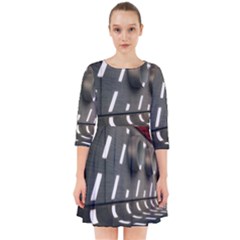 Leading Lines A Holey Walls Smock Dress by artworkshop