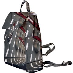 Leading Lines A Holey Walls Buckle Everyday Backpack by artworkshop