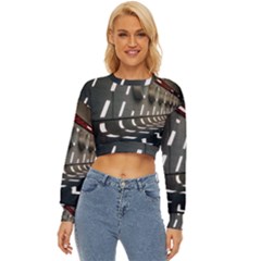 Leading Lines A Holey Walls Lightweight Long Sleeve Sweatshirt by artworkshop