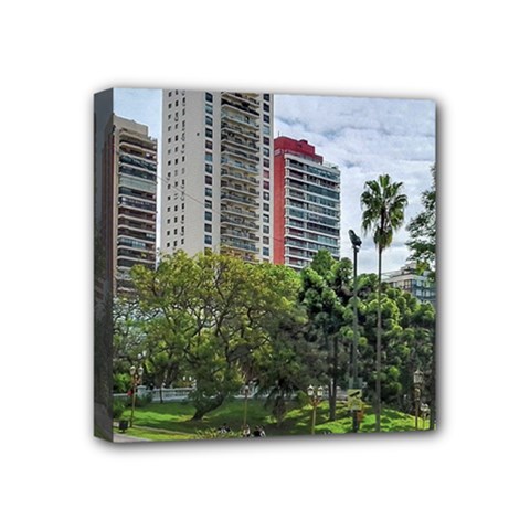 Barrancas De Belgrano Square, Buenos Aires, Argentina 4 Mini Canvas 4  X 4  (stretched) by dflcprintsclothing