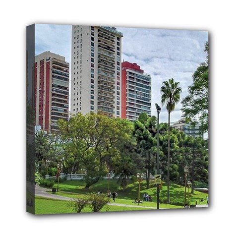 Barrancas De Belgrano Square, Buenos Aires, Argentina 4 Mini Canvas 8  X 8  (stretched) by dflcprintsclothing