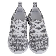 Black And White Tribal Print Pattern Running Shoes by dflcprintsclothing